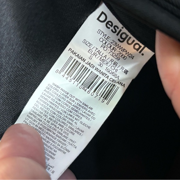 🔥NWT Desigual Wide Leg Trouser - Picture 11 of 15